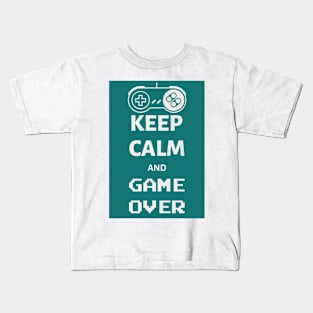 Keep calm and game over Kids T-Shirt